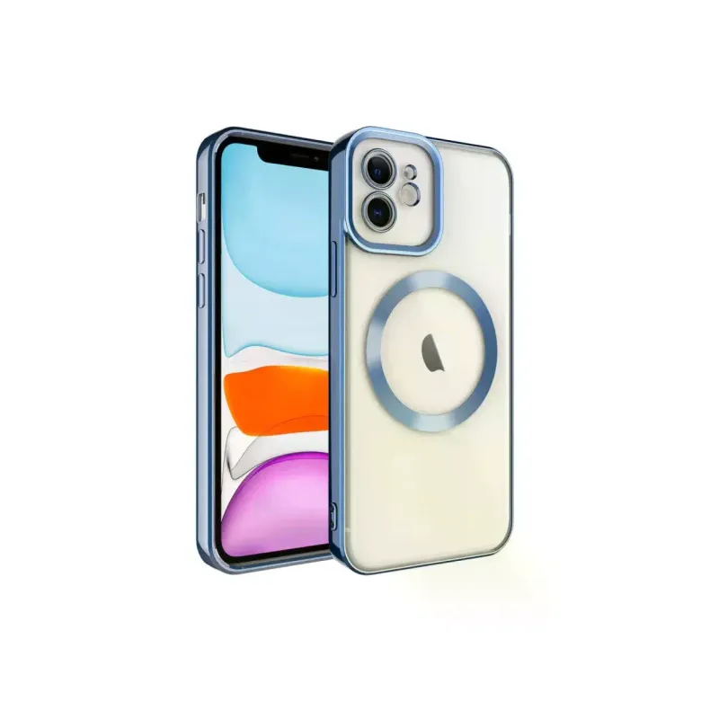 iPhone 12 Kılıf Kross Magneticsafe Kapak - Sierra Blue