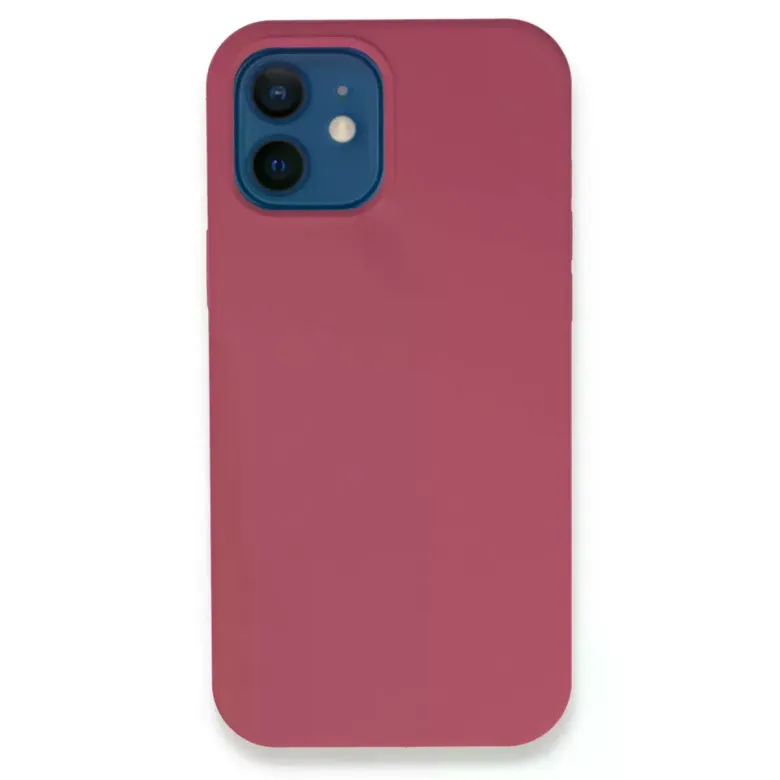 İphone 12 Kılıf Lansman Legant Silikon - Fuşya