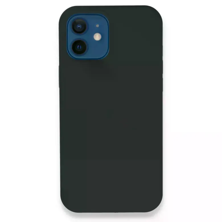 İphone 12 Kılıf Lansman Legant Silikon - Koyu Yeşil