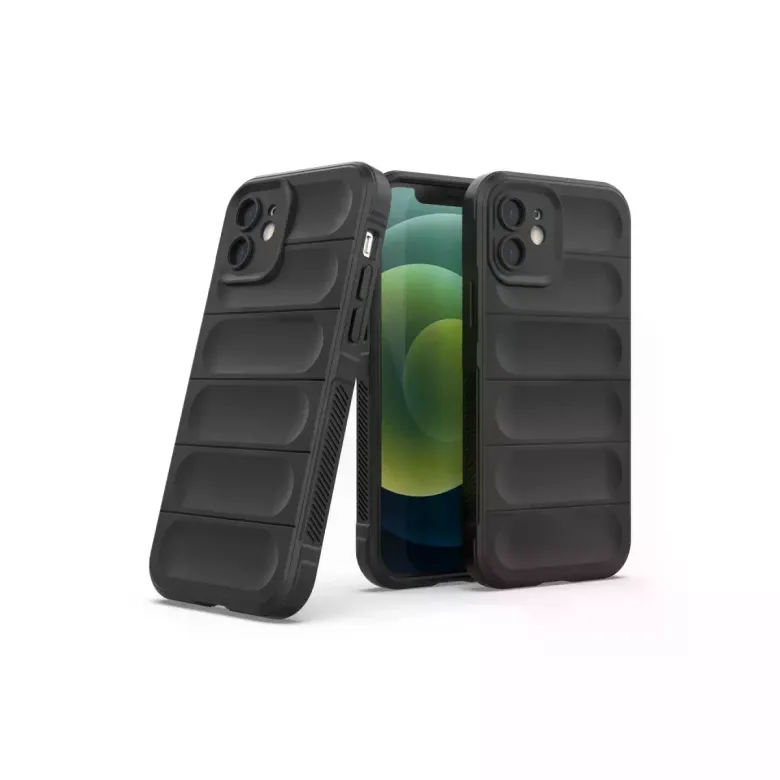 İphone 12 Kılıf Optimum Silikon - Siyah