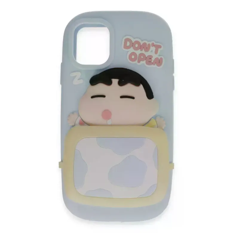 İphone 12 Kılıf Poky Karakter Silikon Kapak - Desen 3