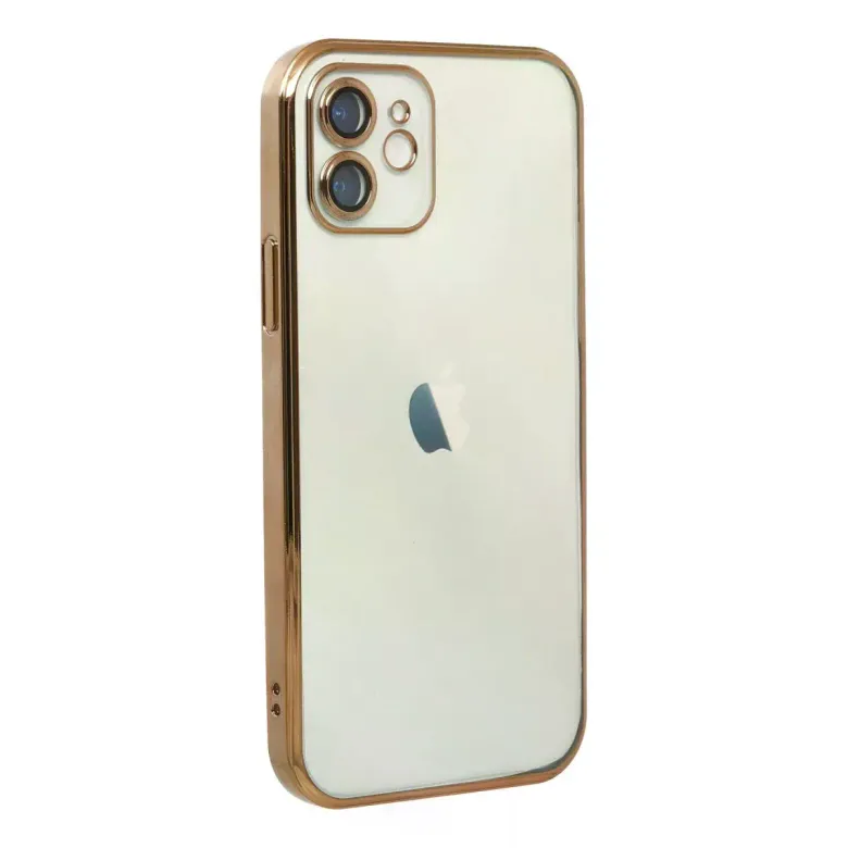 iPhone 12 Kılıf Razer Lensli Silikon - Gold