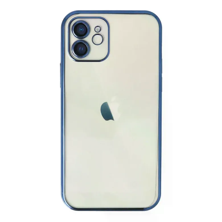 iPhone 12 Kılıf Razer Lensli Silikon - Lacivert