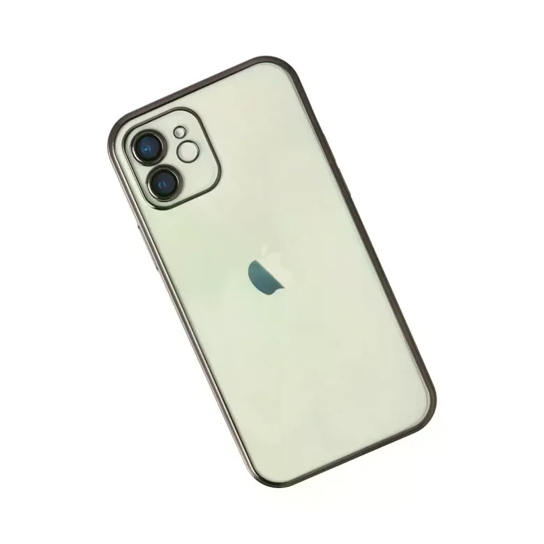 iPhone 12 Kılıf Razer Lensli Silikon - Siyah