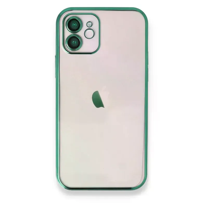 iPhone 12 Kılıf Razer Lensli Silikon - Yeşil