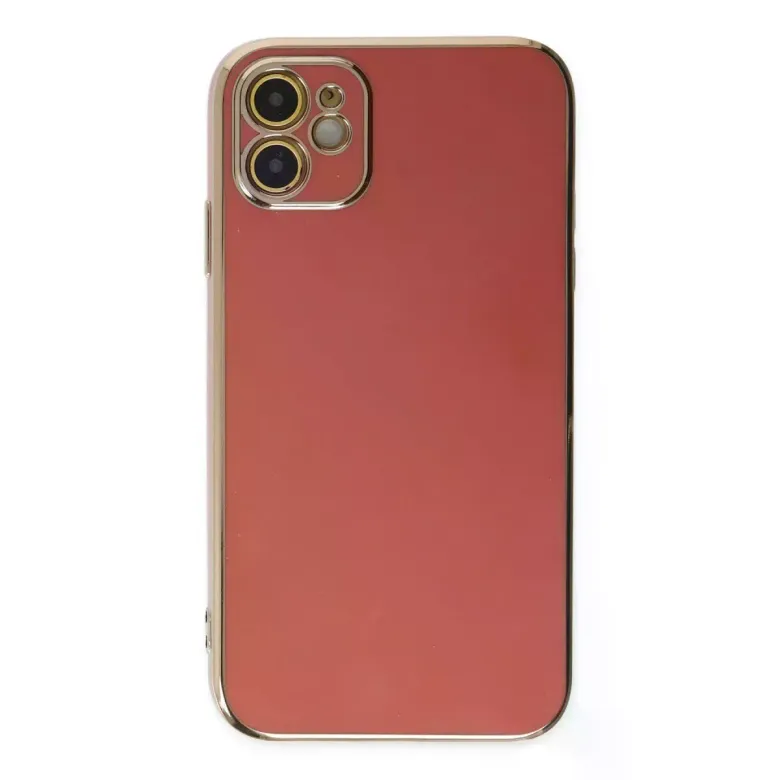 iPhone 12 Kılıf Volet Silikon - Kırmızı