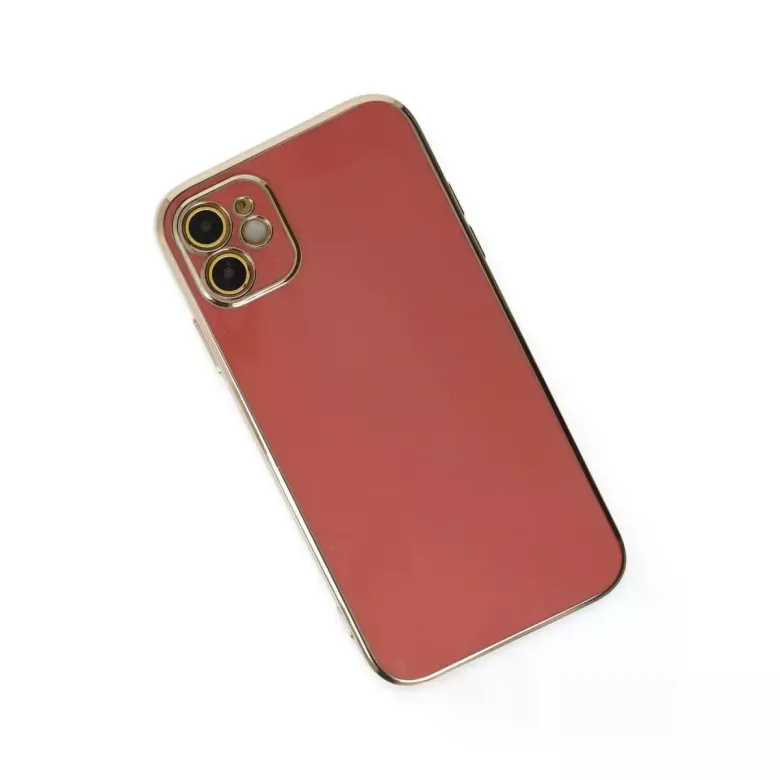 iPhone 12 Kılıf Volet Silikon - Kırmızı