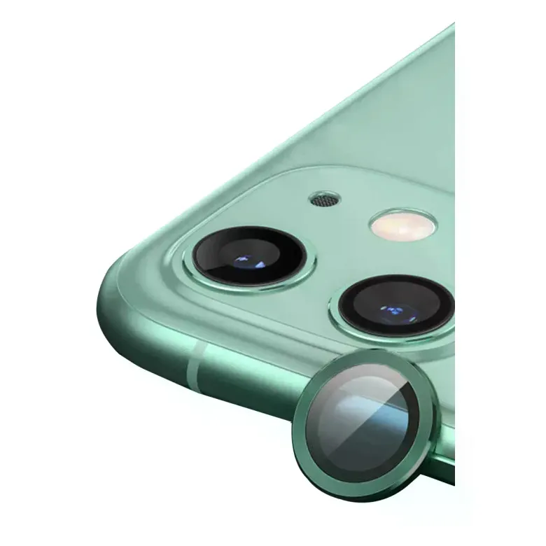 İphone 12 Mini Raze Metal Kamera Lens - Yeşil