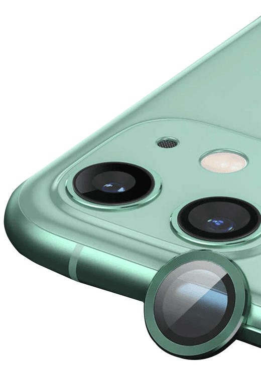 iPhone 12 Mini Raze Metal Kamera Lens - Yeşil