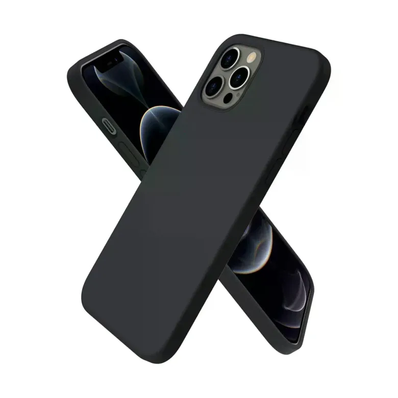 İphone 12 Pro Kılıf First Silikon - Siyah