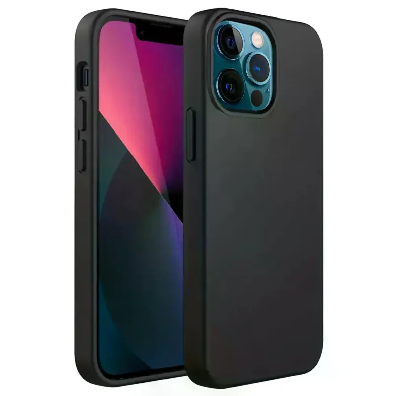 İphone 12 Pro Kılıf First Silikon - Siyah
