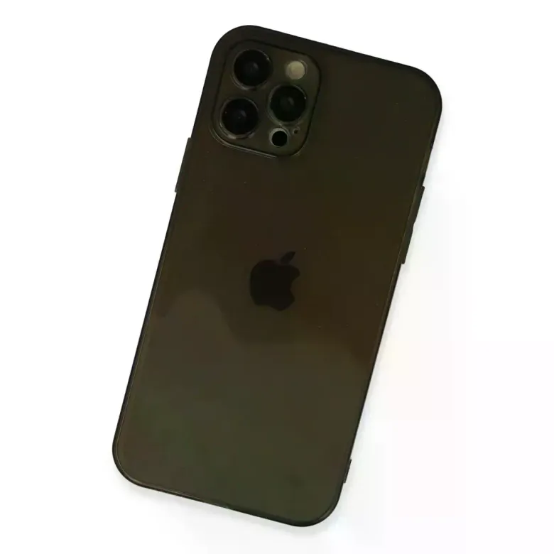 İphone 12 Pro Kılıf Fly Lens Silikon - Siyah