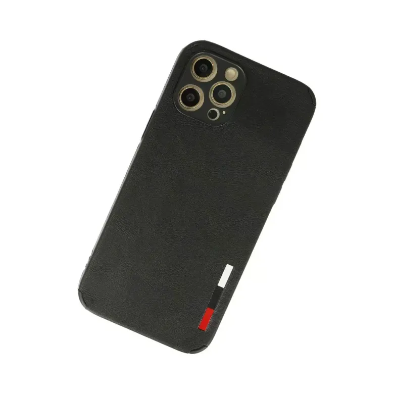 iPhone 12 Pro Kılıf Loop Deri Silikon - Siyah