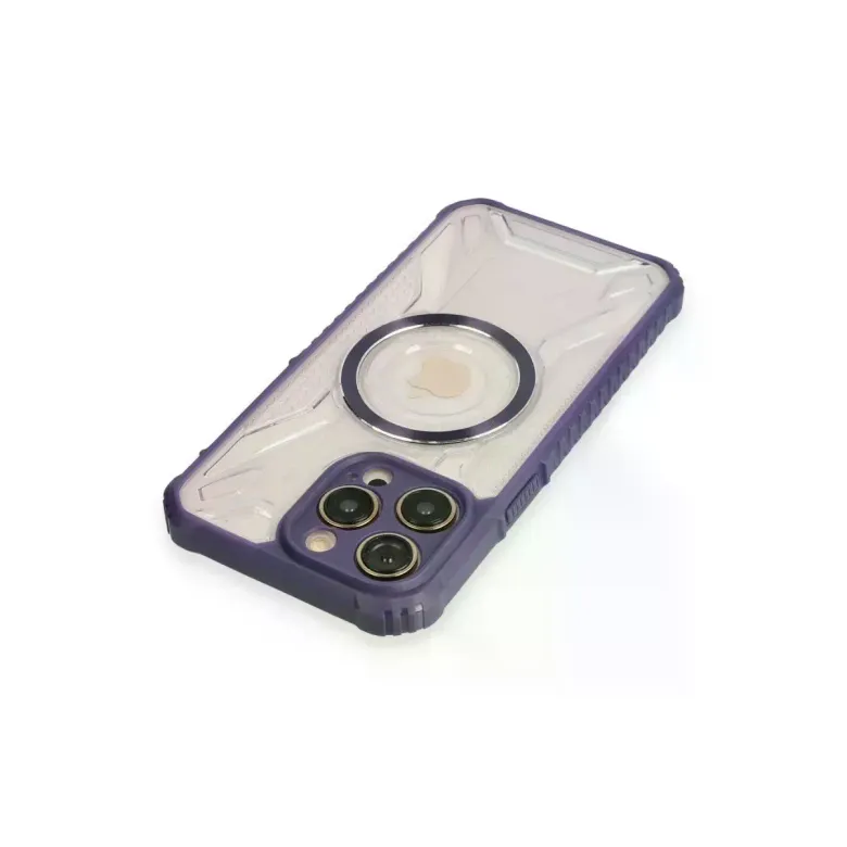 iPhone 12 Pro Kılıf Prag Magneticsafe Kapak - Derin Mor