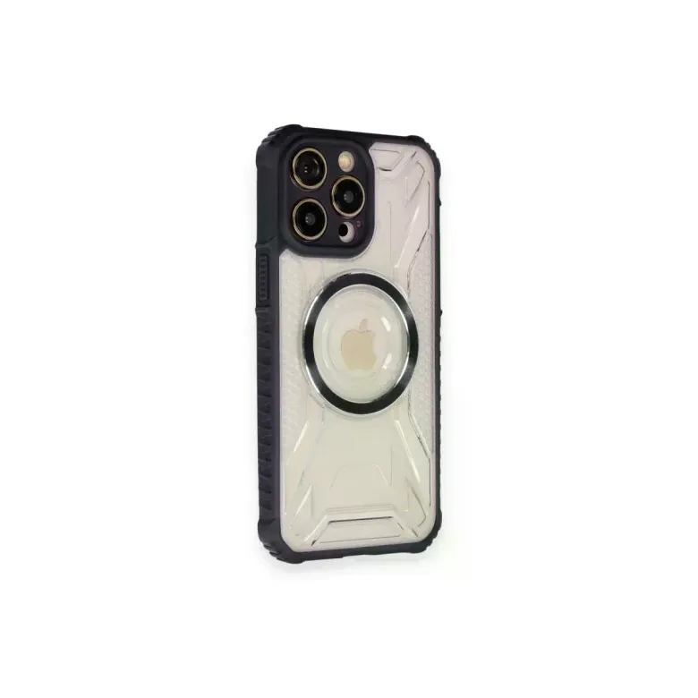 iPhone 12 Pro Kılıf Prag Magneticsafe Kapak - Siyah