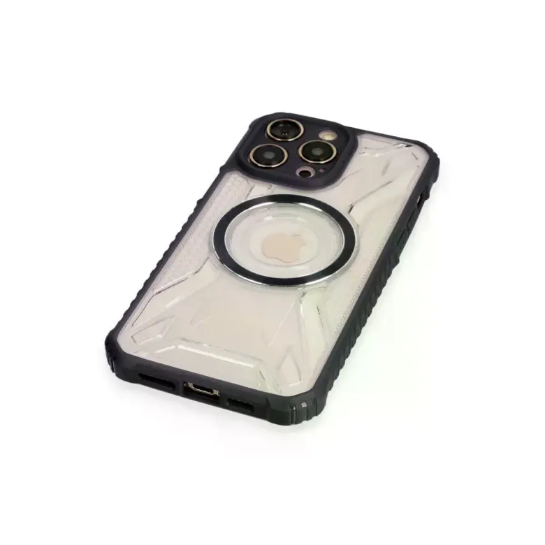 iPhone 12 Pro Kılıf Prag Magneticsafe Kapak - Siyah