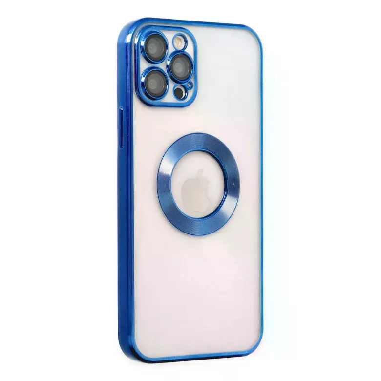 İphone 12 Pro Kılıf Slot Silikon - Mavi