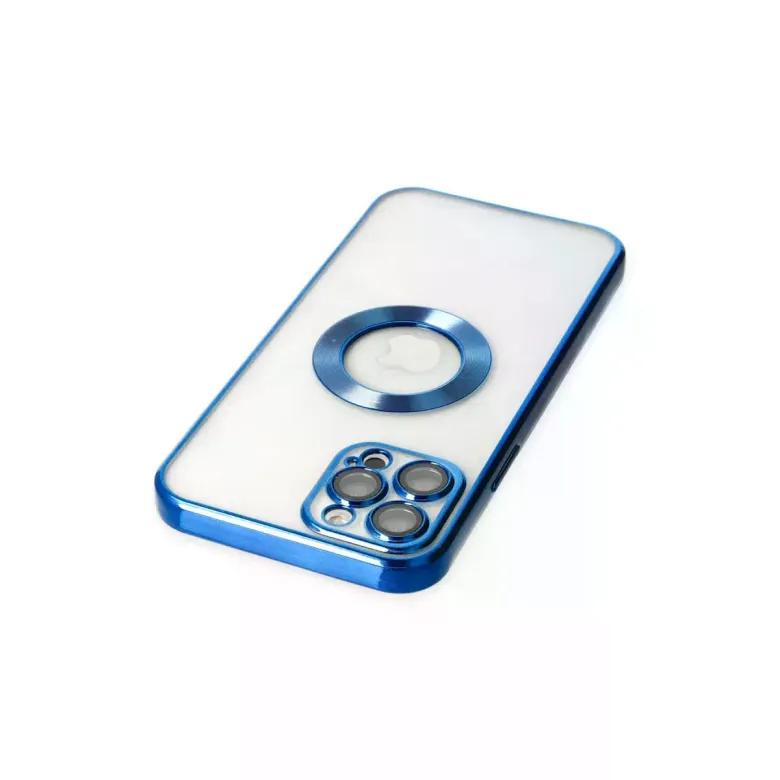 İphone 12 Pro Kılıf Slot Silikon - Mavi