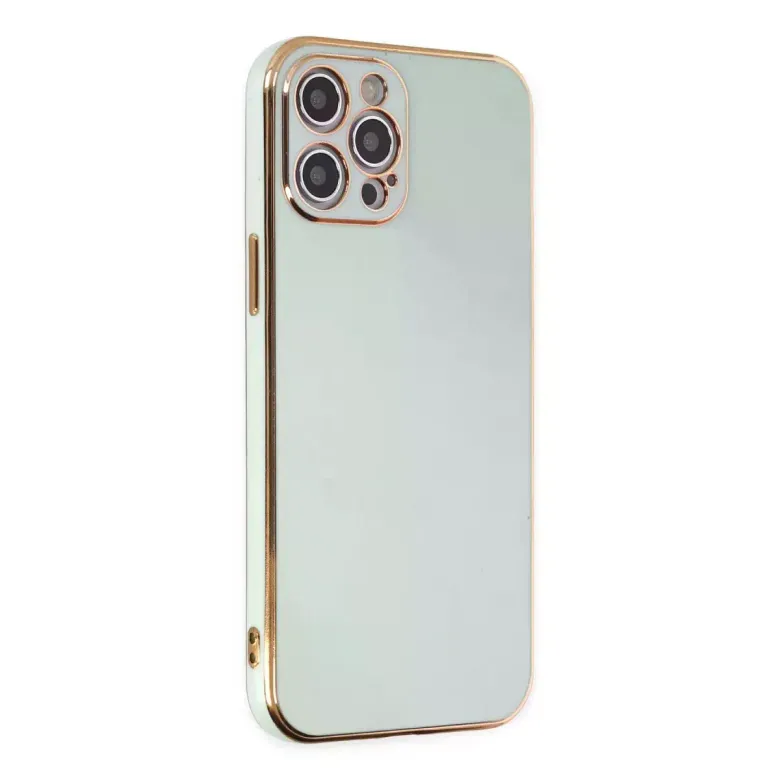 iPhone 12 Pro Kılıf Volet Silikon - Açık Yeşil