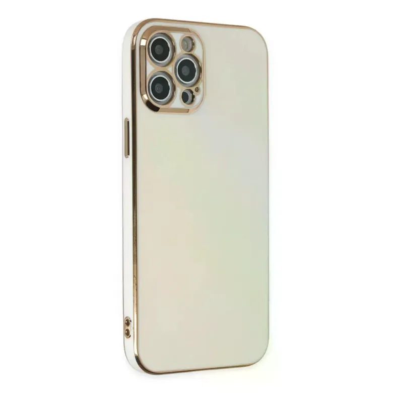 iPhone 12 Pro Kılıf Volet Silikon - Beyaz
