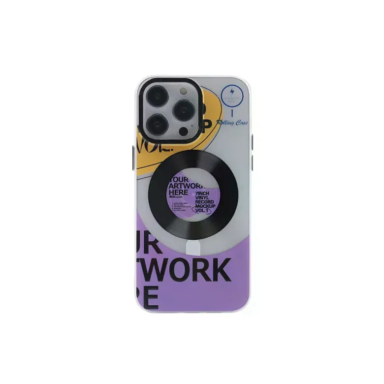 İphone 12 Pro Max Kılıf Apollo Magneticsafe Desenli Kapak - Apollo Şeffaf - 6