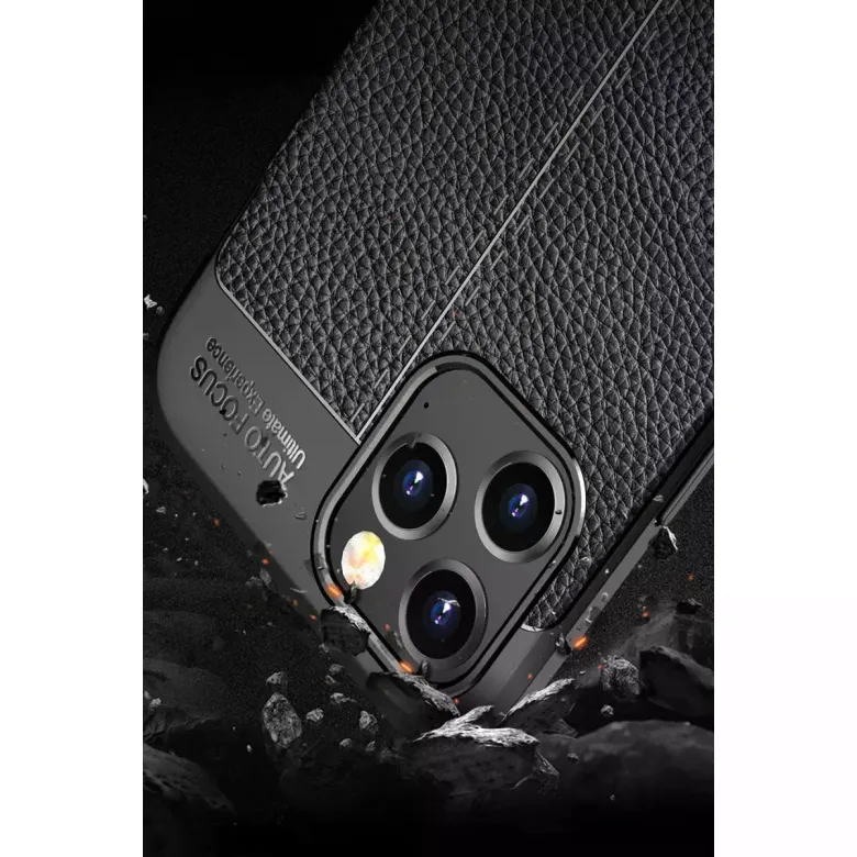 İphone 12 Pro Max Kılıf Auto Focus Kapak - Kırmızı