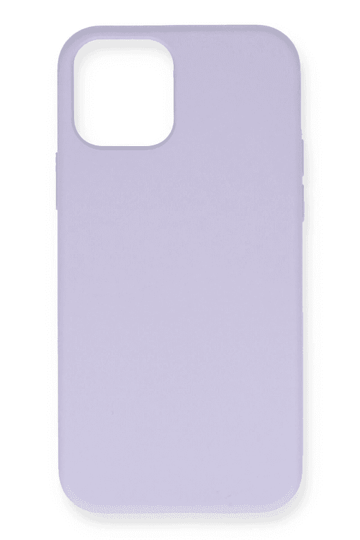 iPhone 12 Pro Max Kılıf Nano içi Kadife Silikon- Lila
