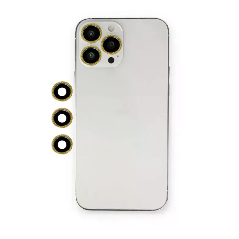 İphone 12 Pro Max Shine Kamera Lens - Gold