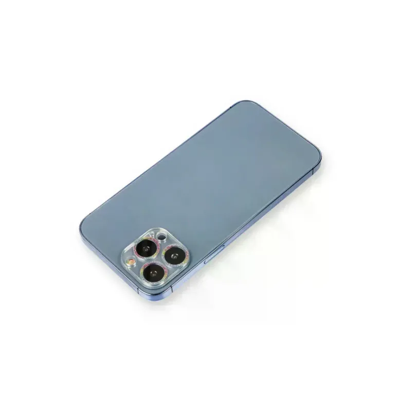 İphone 12 Pro Max Shine Kamera Lens Koruma Cam - Rainbow