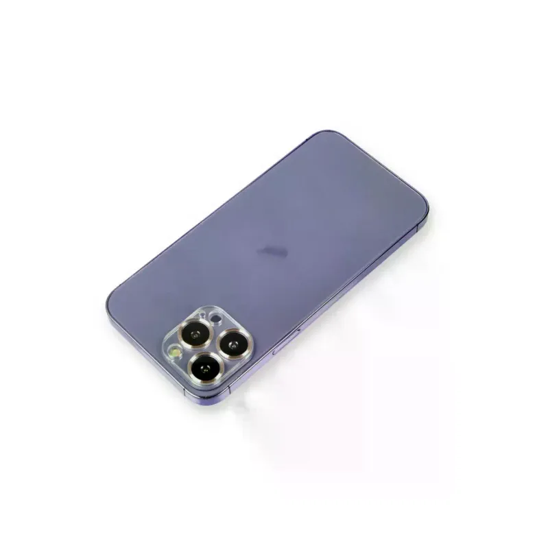 İphone 12 Pro Metal Kamera Lens Koruma Cam - Gold