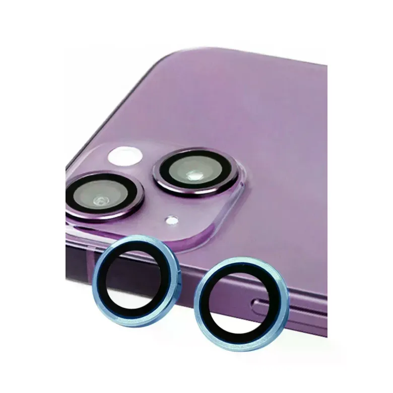 İphone 13 Mini Raze Metal Kamera Lens - Mavi