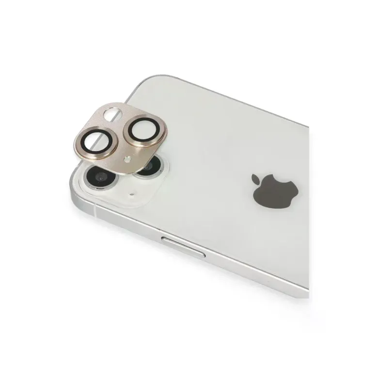 İphone 13 Pers Alüminyum Kamera Lens - Gold