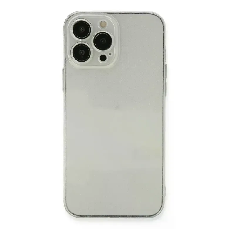 İphone 13 Pro Kılıf Fly Lens Silikon - Şeffaf