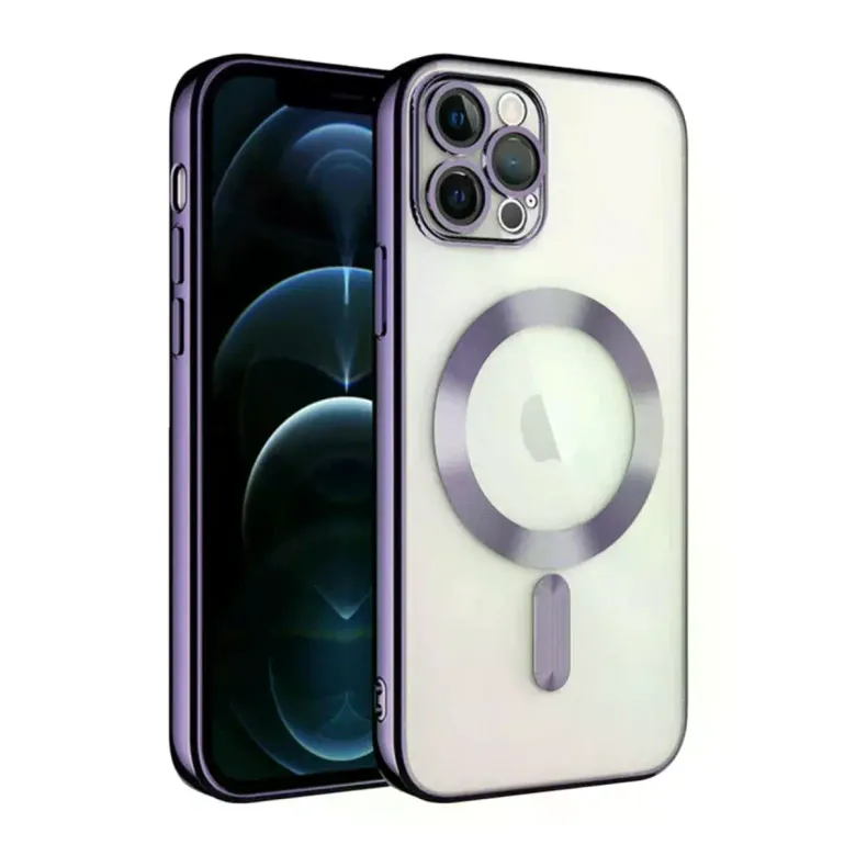 iPhone 13 Pro Kılıf Kross Magneticsafe Kapak - Mor
