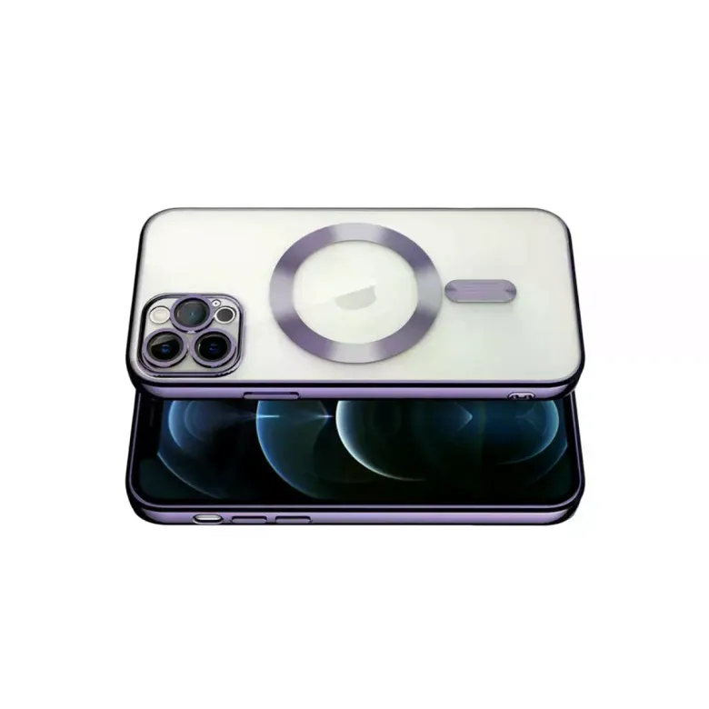 iPhone 13 Pro Kılıf Kross Magneticsafe Kapak - Mor