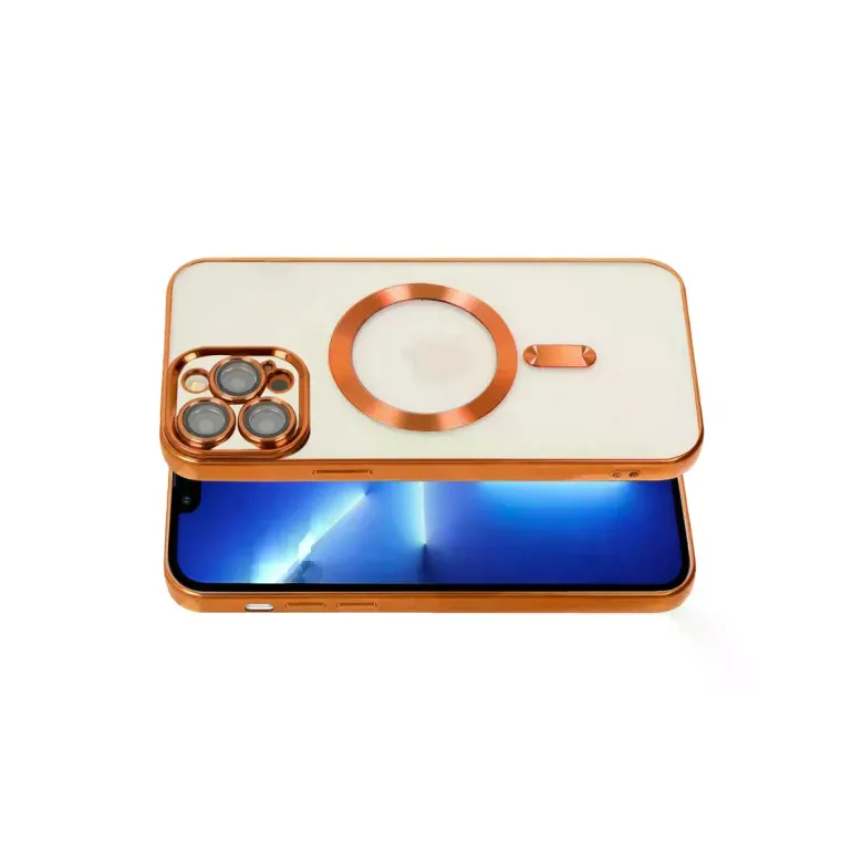 İphone 13 Pro Kılıf Kross Magneticsafe Kapak - Turuncu