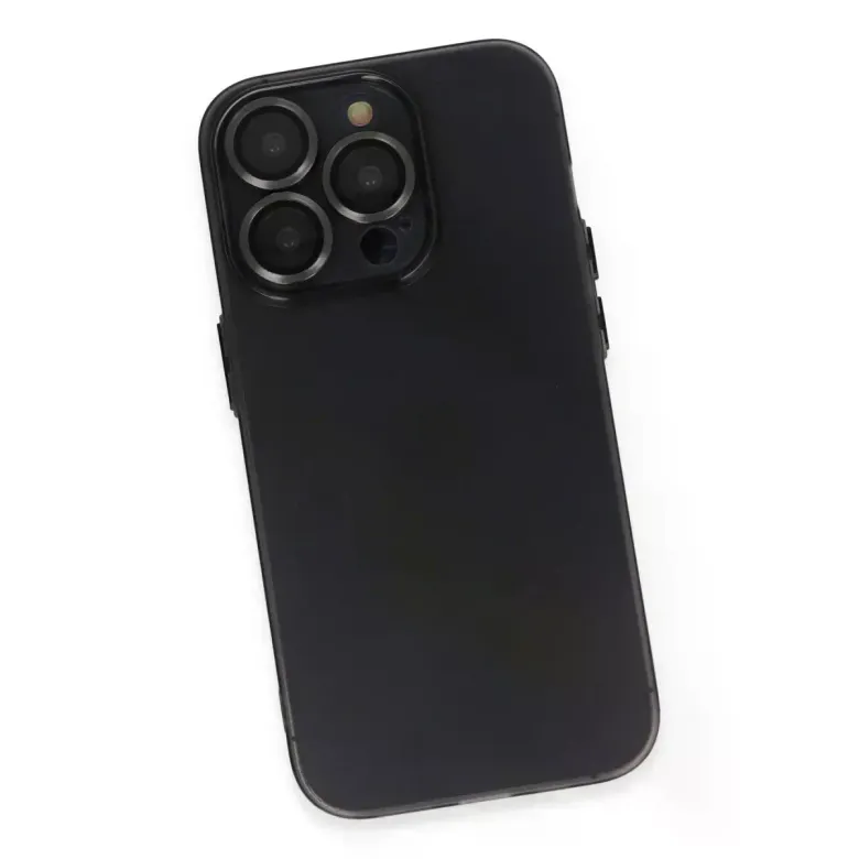 iPhone 13 Pro Kılıf Luko Lens Silikon - Siyah