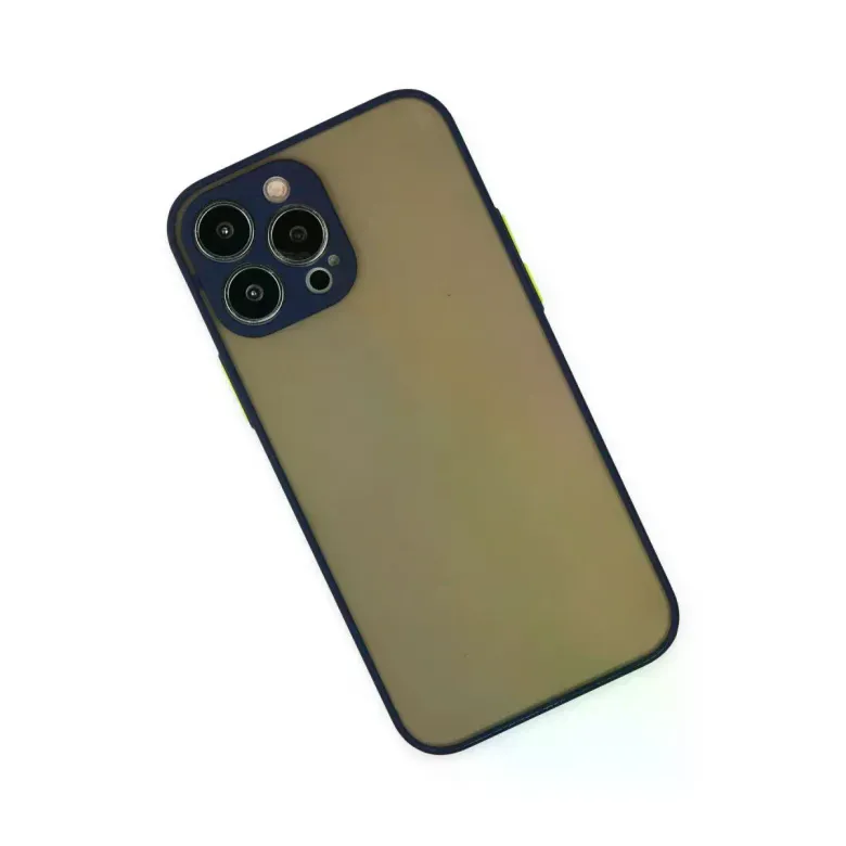 İphone 13 Pro Kılıf Montreal Silikon Kapak - Lacivert