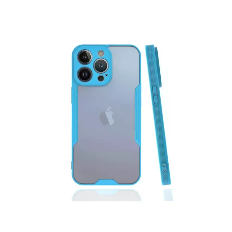İphone 13 Pro Kılıf Platin Silikon - Mavi