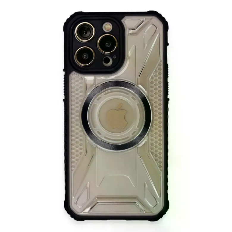 İphone 13 Pro Kılıf Prag Magneticsafe Kapak - Siyah