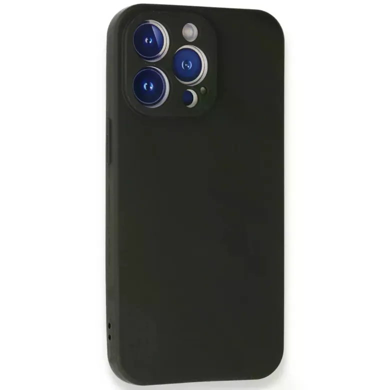 İphone 13 Pro Max Kılıf First Silikon - Siyah