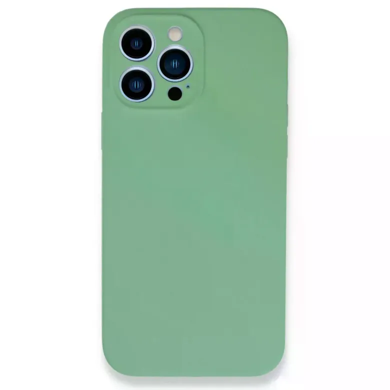 İphone 13 Pro Max Kılıf Lansman Legant Silikon - Yeşil