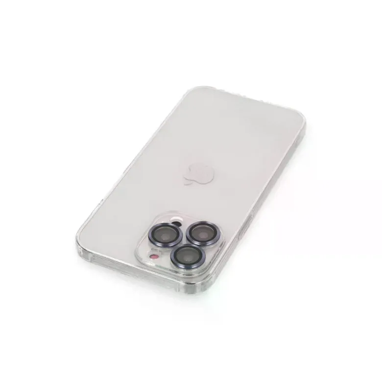 iPhone 13 Pro Max Kılıf Luko Lens Silikon - Sierra Blue