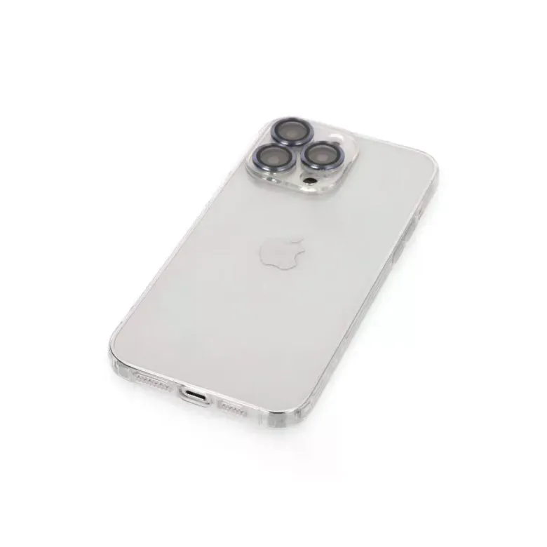 iPhone 13 Pro Max Kılıf Luko Lens Silikon - Sierra Blue