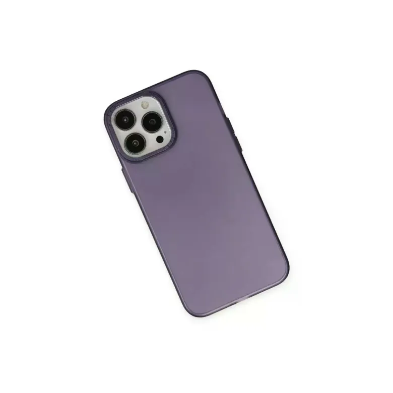 iPhone 13 Pro Max Kılıf Modos Metal Kapak - Derin Mor