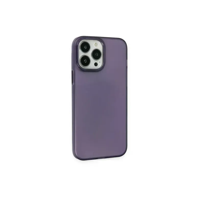 iPhone 13 Pro Max Kılıf Modos Metal Kapak - Derin Mor