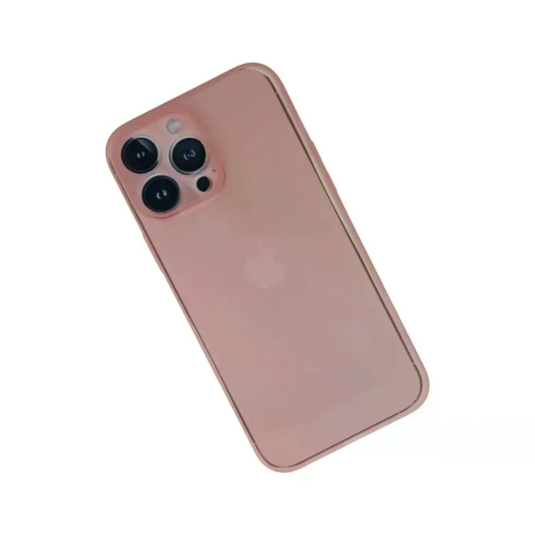 İphone 13 Pro Max Kılıf Pp Ultra İnce Kapak - Pembe