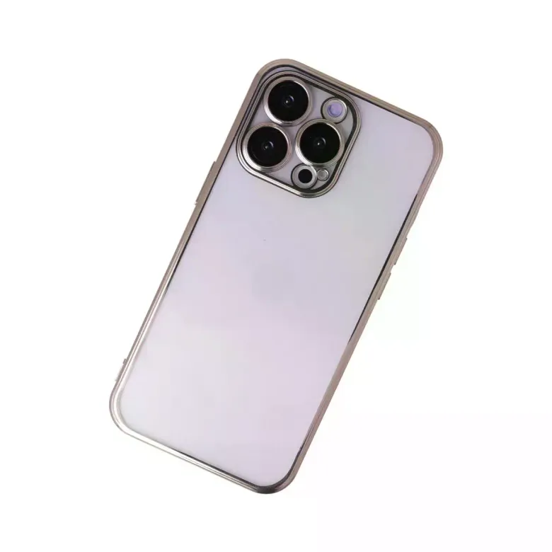 İphone 13 Pro Max Kılıf Razer Lensli Silikon - Gold