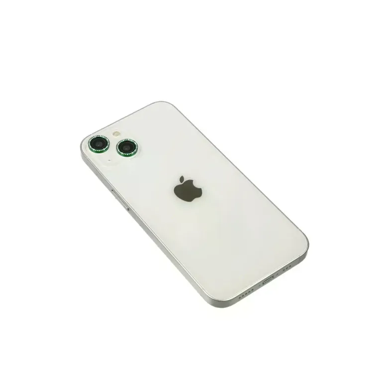 iPhone 14 Diamond Kamera Lens - Yeşil