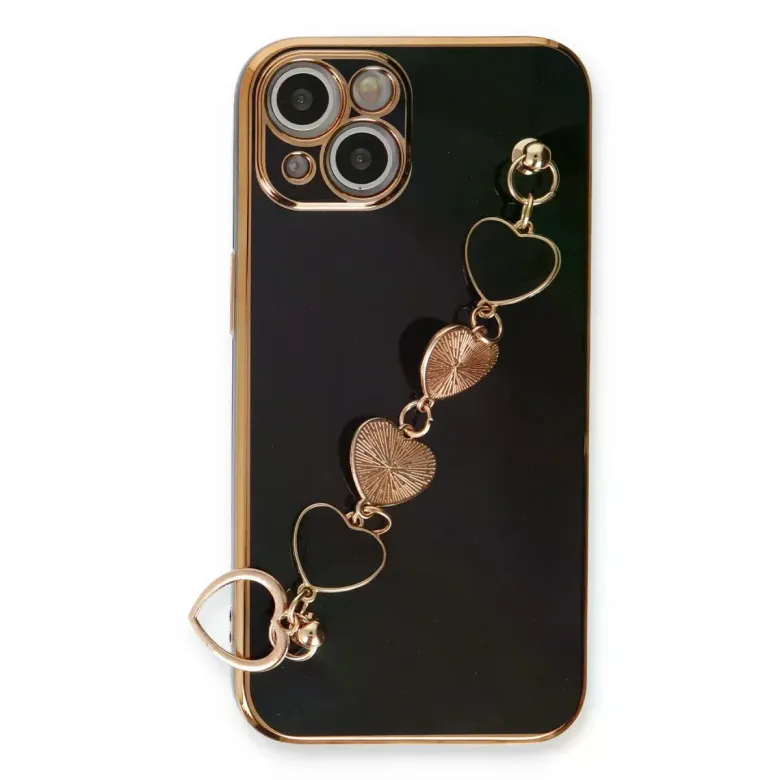 iPhone 14 Kılıf Esila Silikon - Siyah